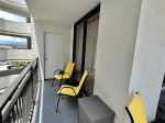 Large Private Balcony with lots of seating